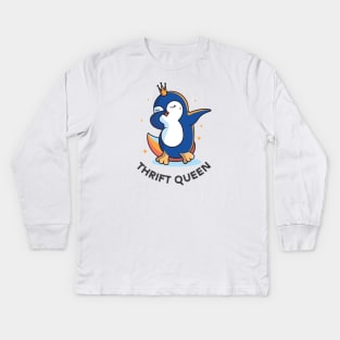 Thrift Queen Kids Long Sleeve T-Shirt